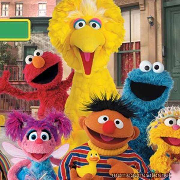 Sesame Street Sign meme template